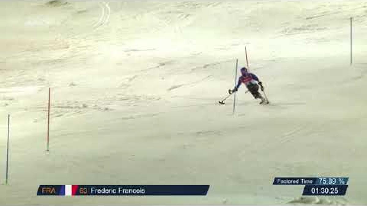 Frederic Francois | Men Sitting Slalom 2 | World Para Alpine Skiing World Cup 2018 | Zagreb