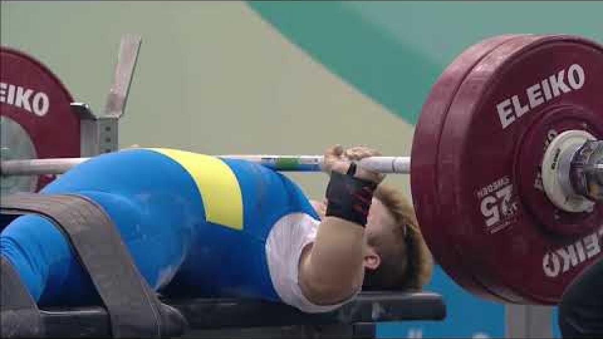 Ukrainian Mariana Shevchuk | 10th Fazza World Para Powerlifting World Cup
