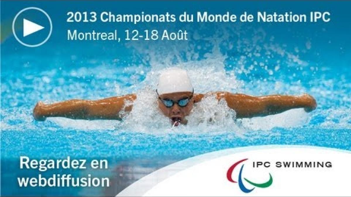 Regardez en webdiffusion: 2013 Championats du Monde de Natation IPC Montreal