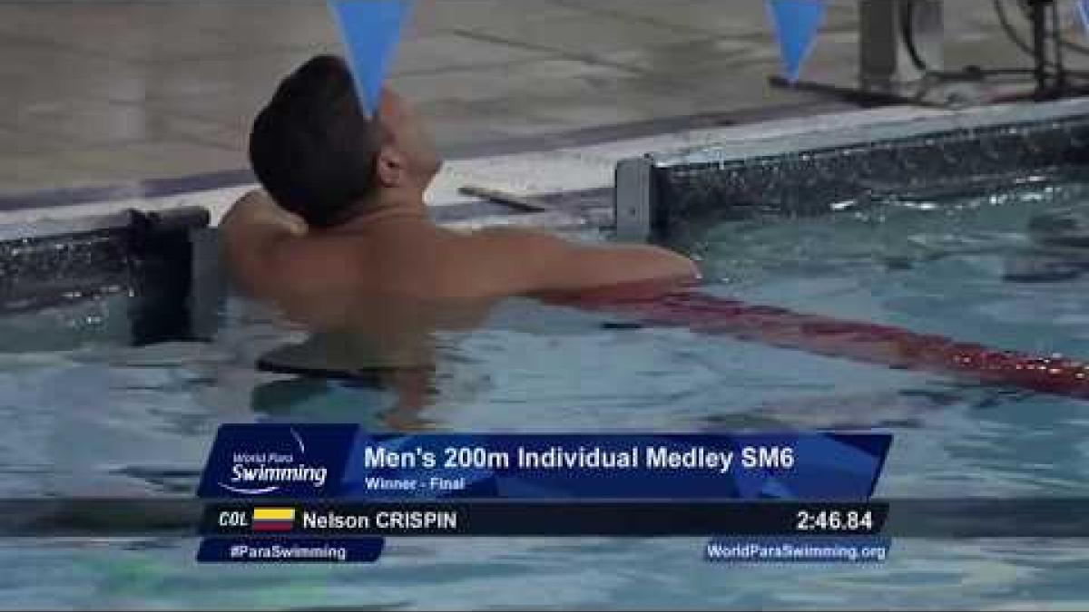 Men's 200 m Individual Medley SM6| Final | Mexico City 2017 World Para Swimming Championships