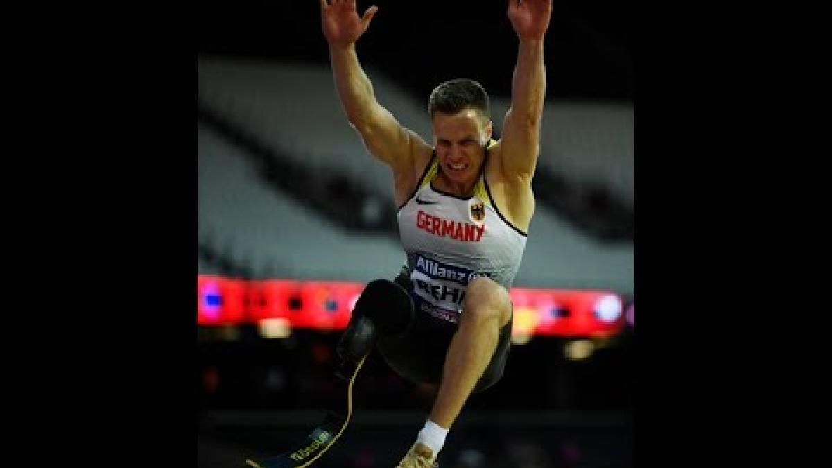 Markus REHM Gold Men's Long Jump T44 | Final | London 2017 World Para Athletics Championships
