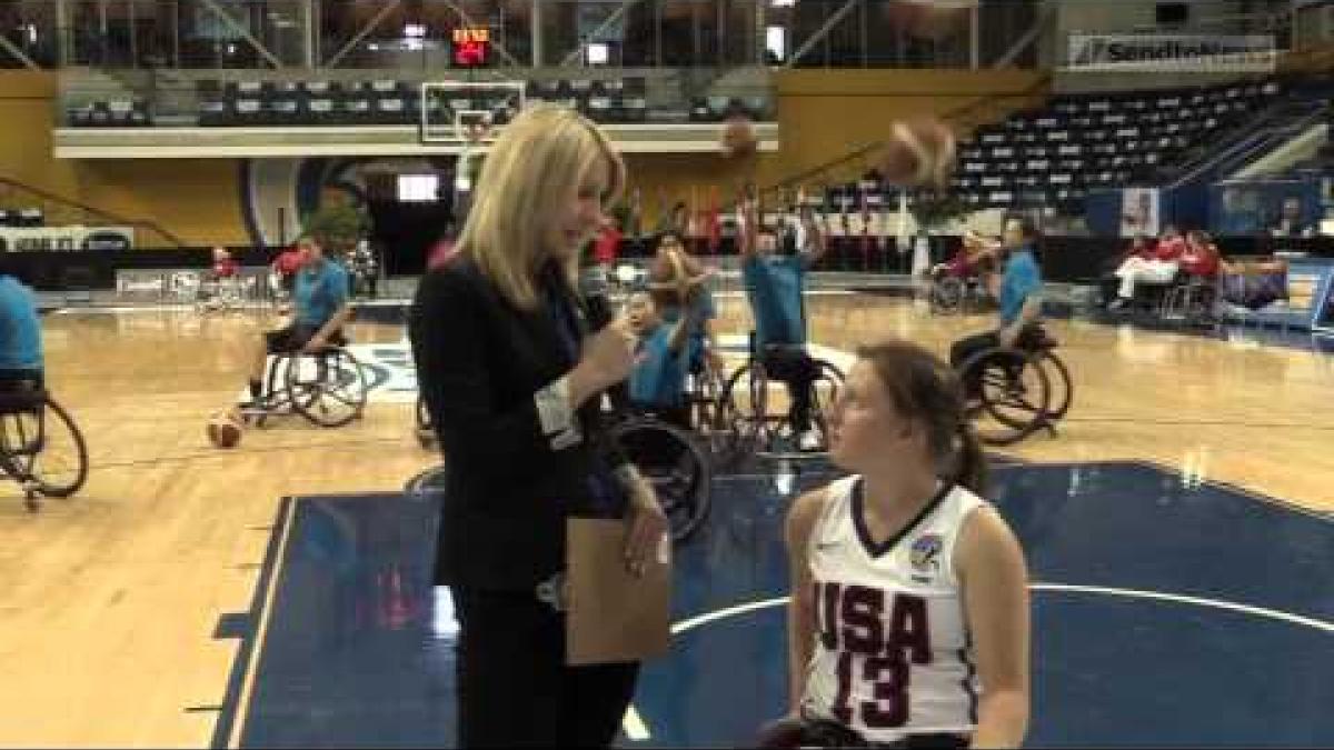 INTERVIEW: Courtney Ryan (USA) | 2014 IWBF Women's World Wheelchair Basketball Championships