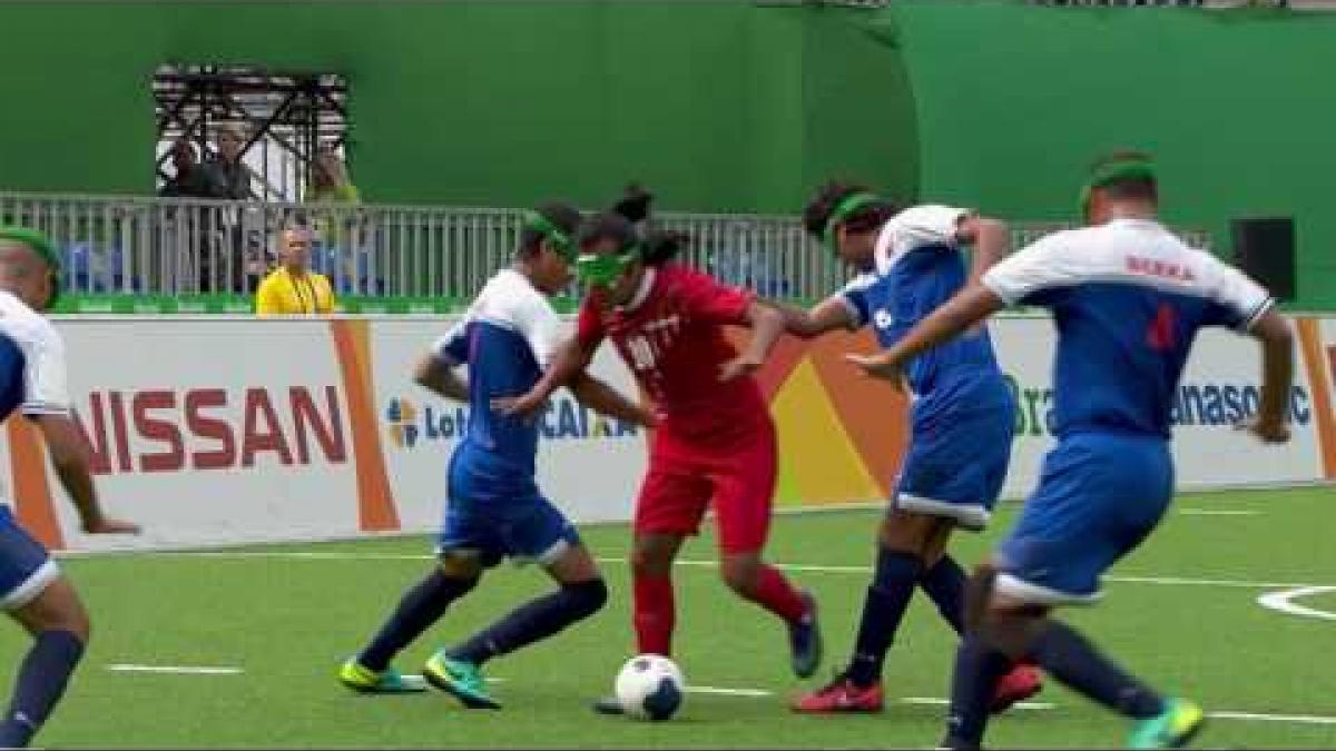 Top 10 Moments Football 5 a side | Rio 2016 Paralympic Games