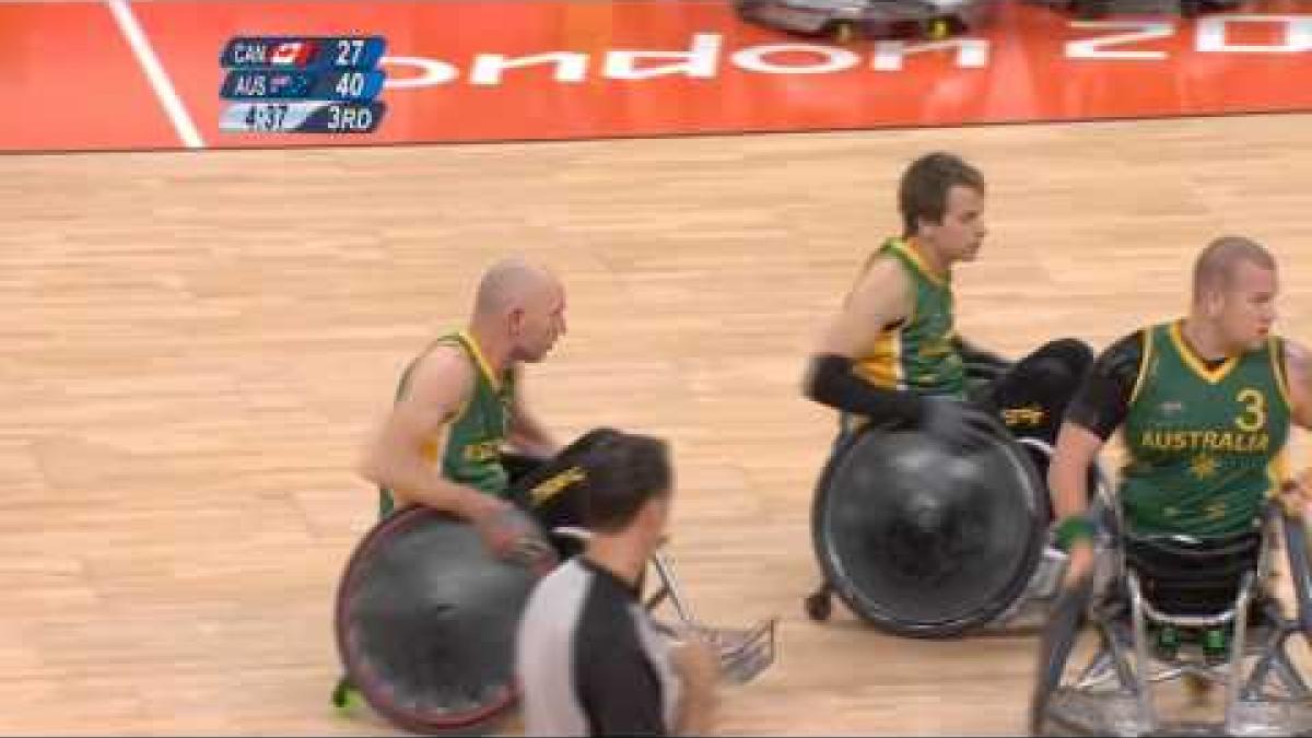 Wheelchair rugby - Australia v Canada - gold medal game - London 2012 Paralympics