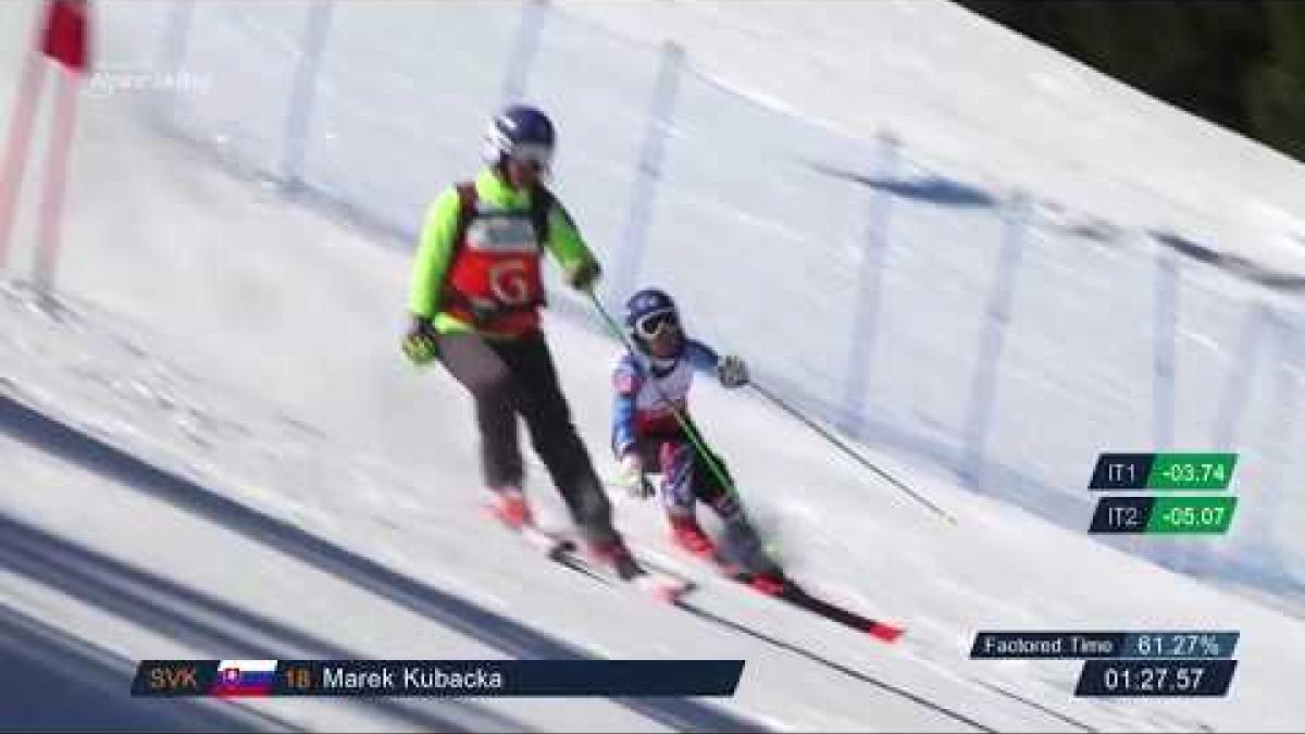Marek Kubacka | Giant Slalom Vision Impaired Day 3 | World Para Alpine World Cup | La Molina 2019