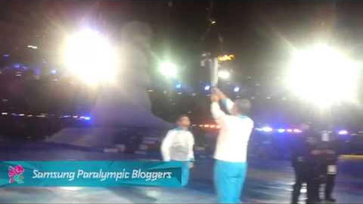 Jason Reiger - Paralympic flame, Paralympics 2012