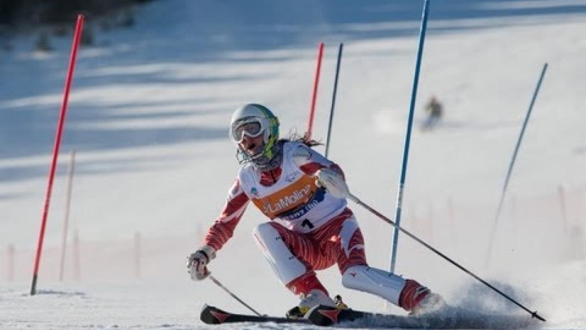 Highlights from day 3 (slalom) of 2013 IPC Alpine Skiing World Championships