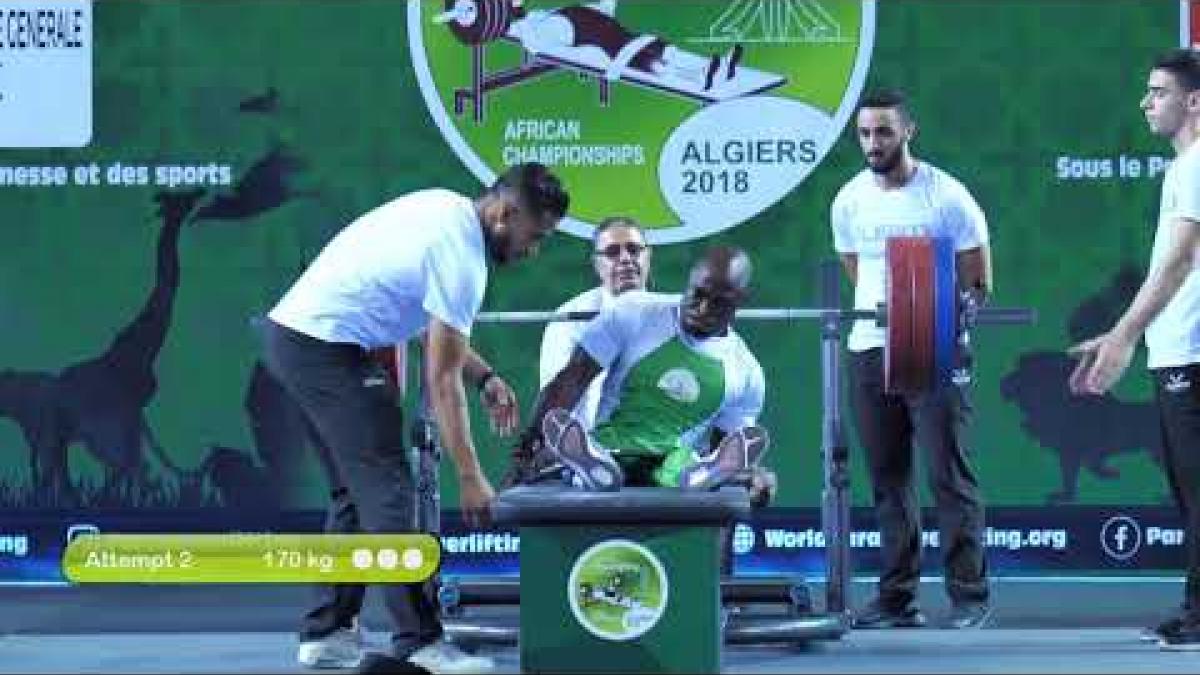 Yakubu Adesokan | African Champion | Men's Up to 49kg | Algiers 2018 WPPO African Championships