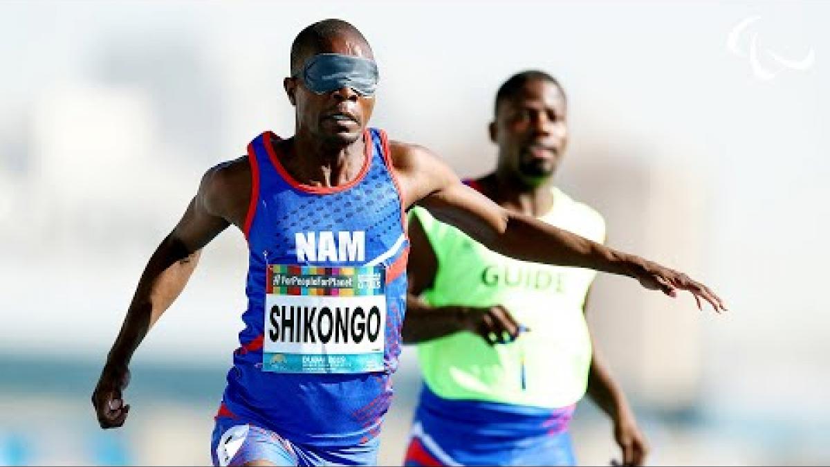 Ananias Shikongo from Namibia is a Para athlete