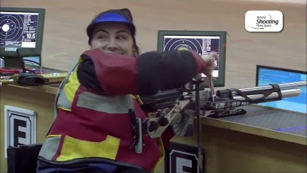 Cagla Atakal | R2 - Women's 10m Air Rifle Standing | World Shooting Para Sport World Cup Al Ain 2019