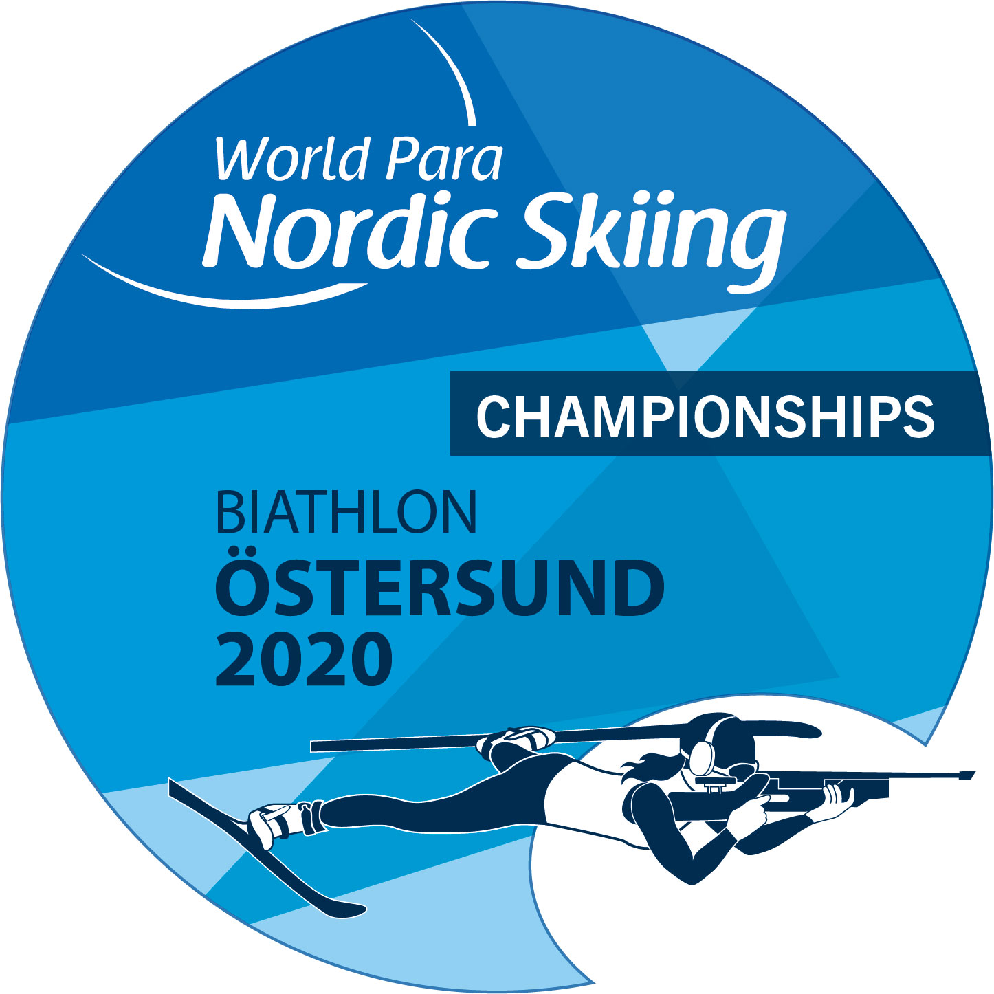 Östersund 2020 World Para Biathlon Championships logo