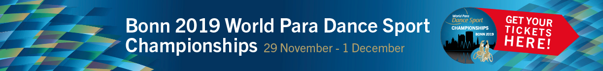 World Para Dance ticket banner