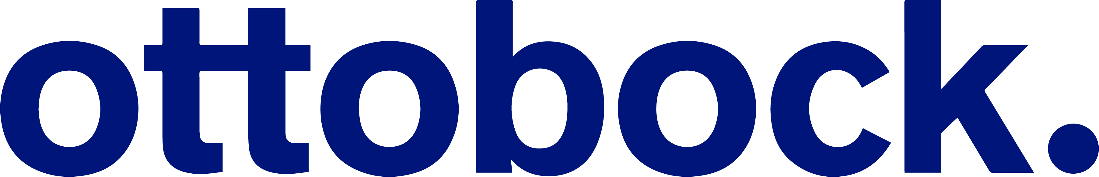 The word ottobock written on a white background in dark blue lettering.