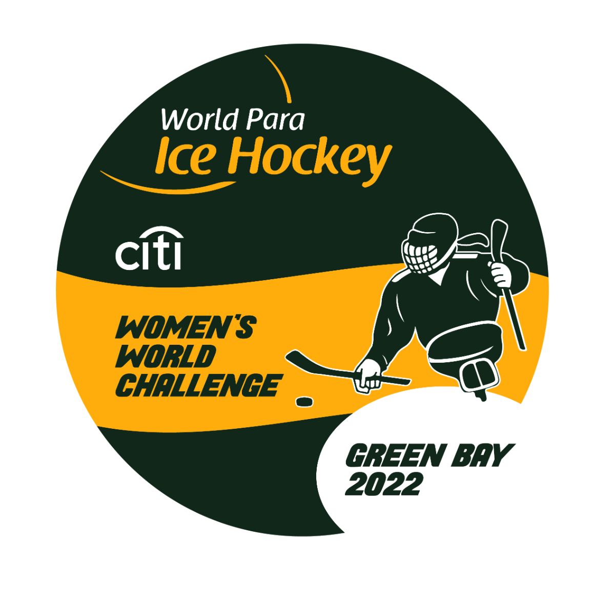 A logo of the 2022 Para Ice Hockey Women's World Challenge 