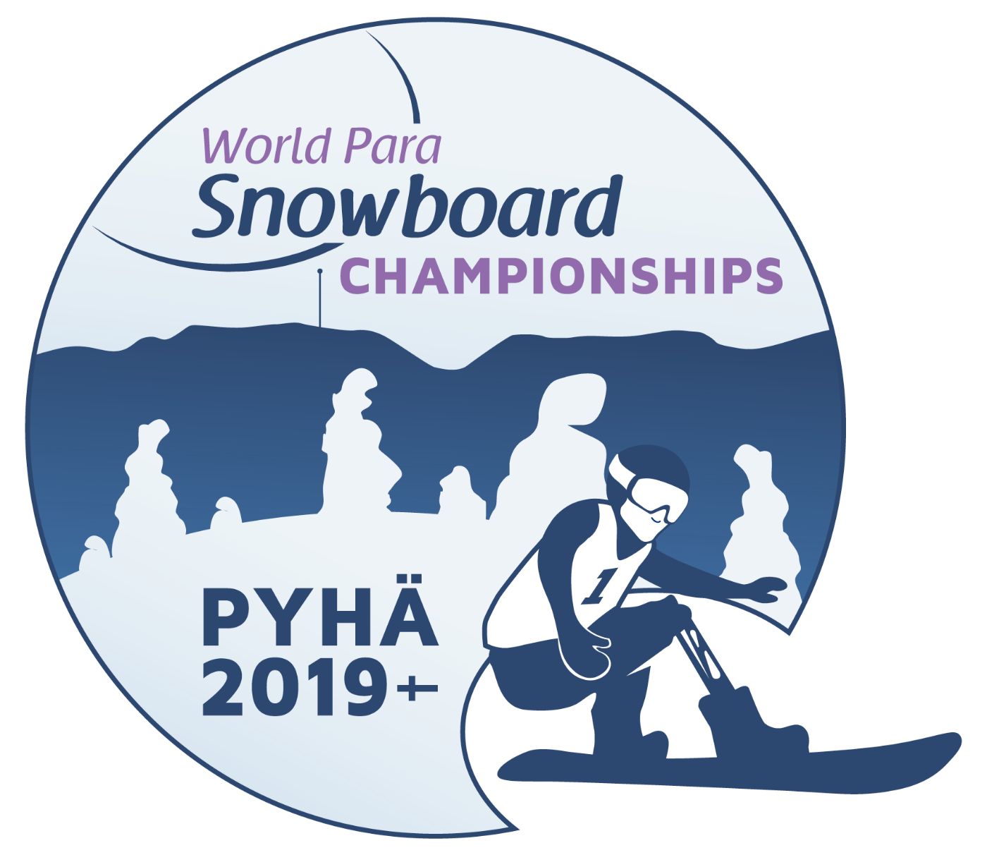 the official logo of the Pyha 2019 World Para Snowboard Championships