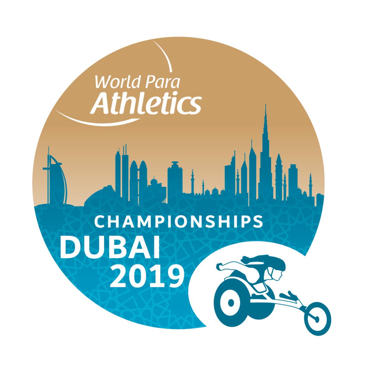 the official logo of the Dubai 2019 World Para Athletics Championships