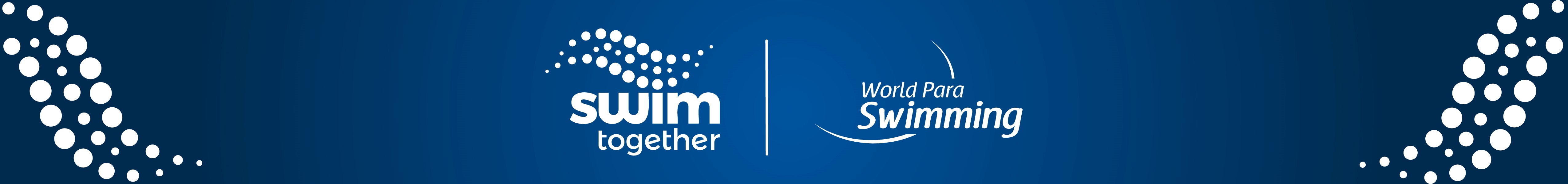 The banner of the World Para Swimming project Swim Together