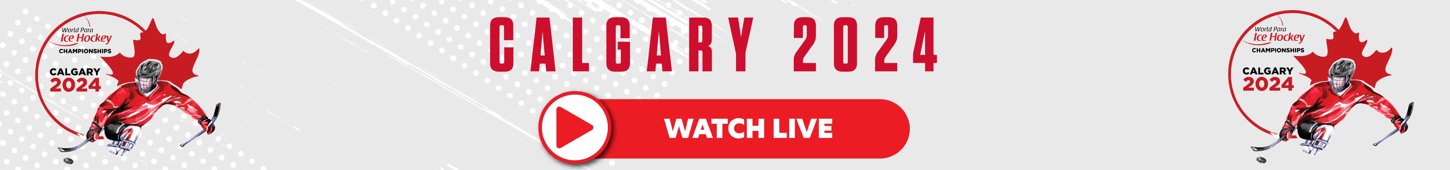 A banner of the Calgary 2024 Live Streaming