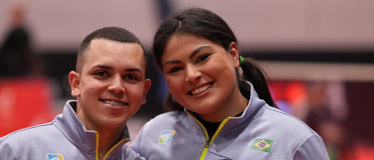 Partners on and off the court: Meet Brazil’s Edwarda and Rogério Oliveira