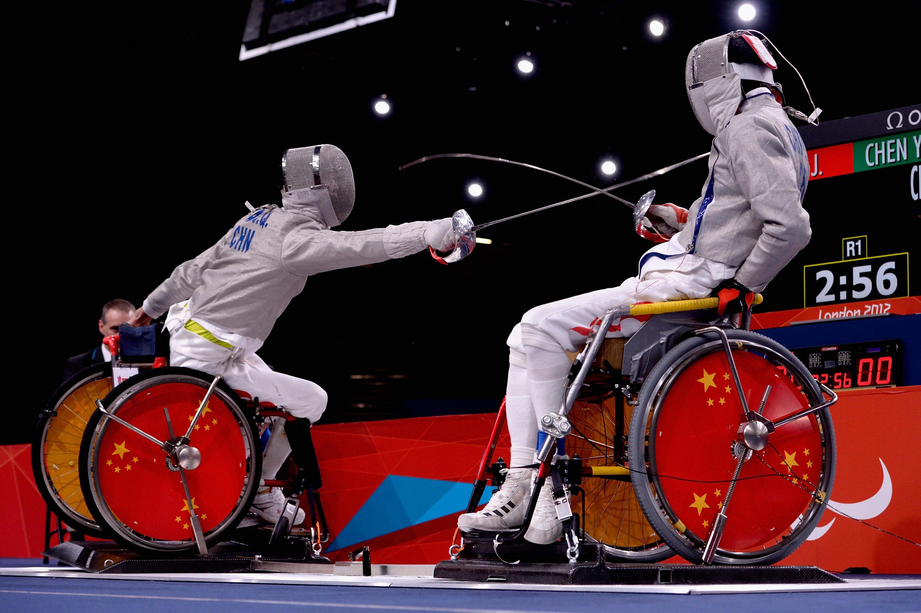 Wheelchair fencing develops in Japan