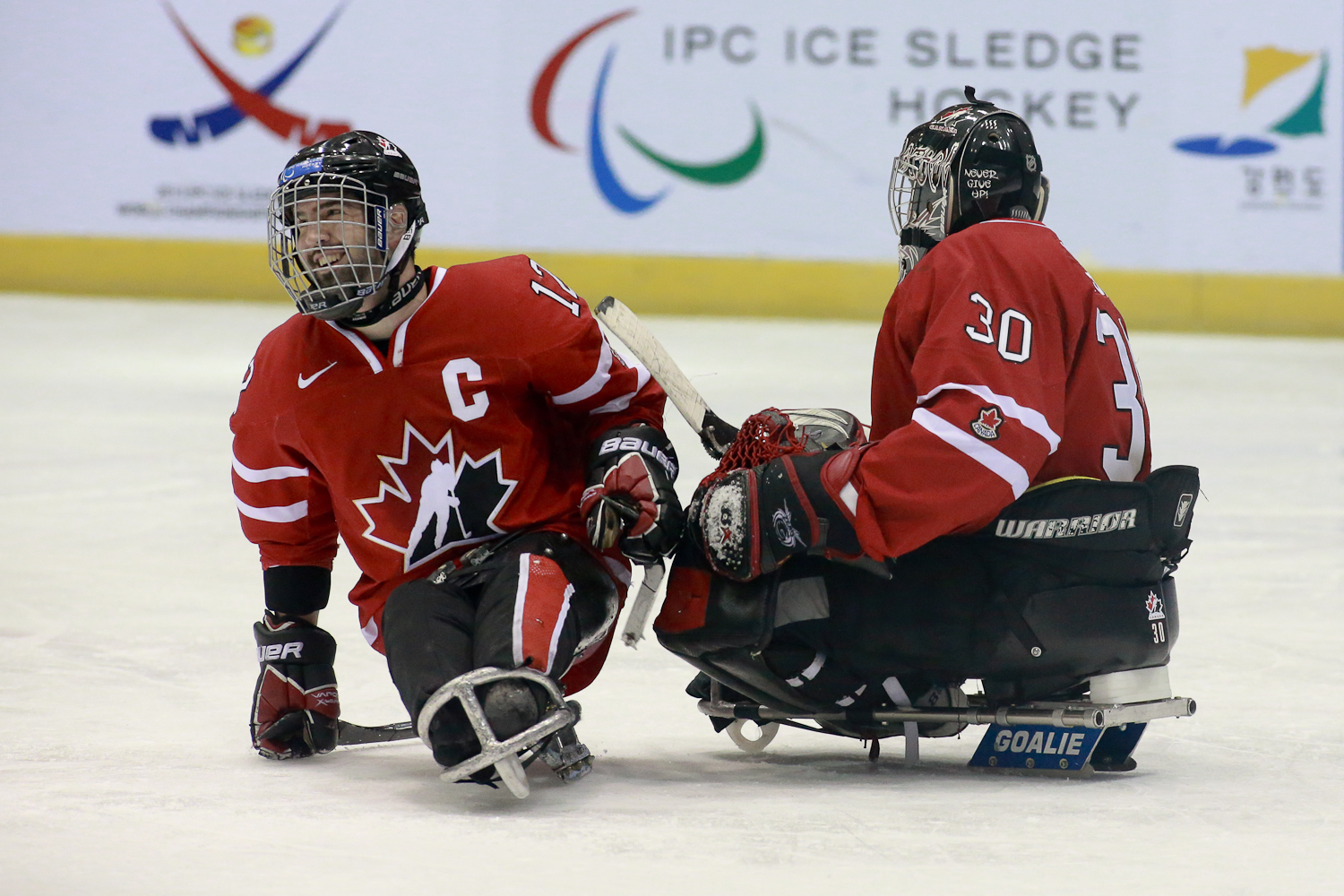 No. 14 Canada's sledge hockey team on top of the world
