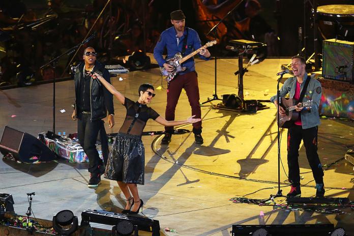 Three music artists performing at the Closing Ceremony