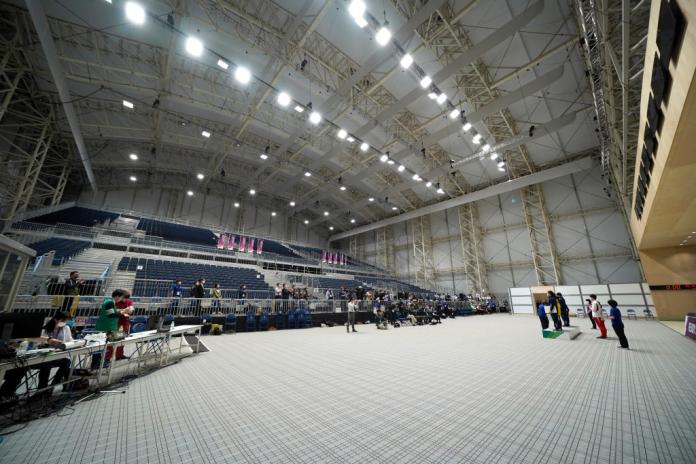 Shooting range venue indoors