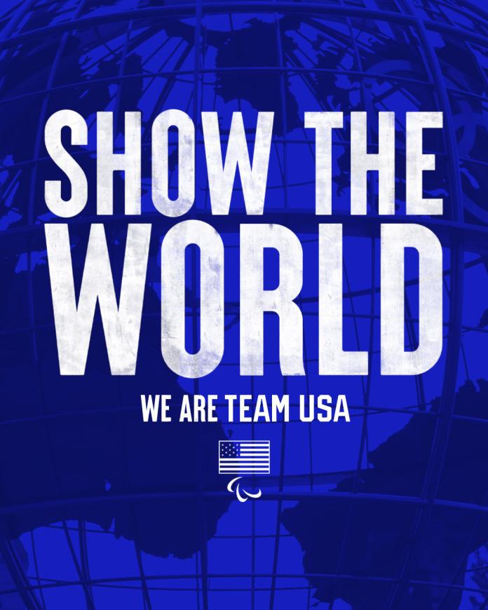 We are Team USA - Show the World campaign graphic