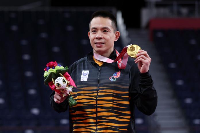 Gold medallist Liek Hou Cheah of Malaysia