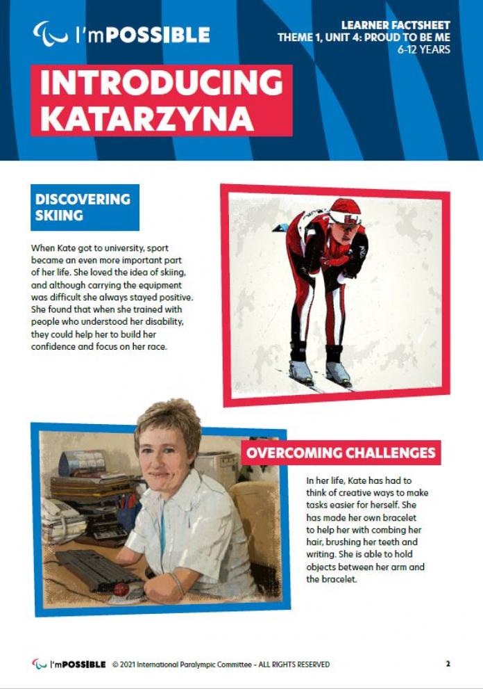 Katarzyna Rogowiec's story as in the I'mPOSSIBLE toolkit