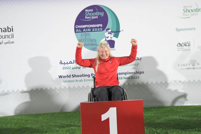 Pistol shooter Aysel Ozgan won Turkey's first gold at the Al Ain 2022 World Shooting Para Sport Championships.