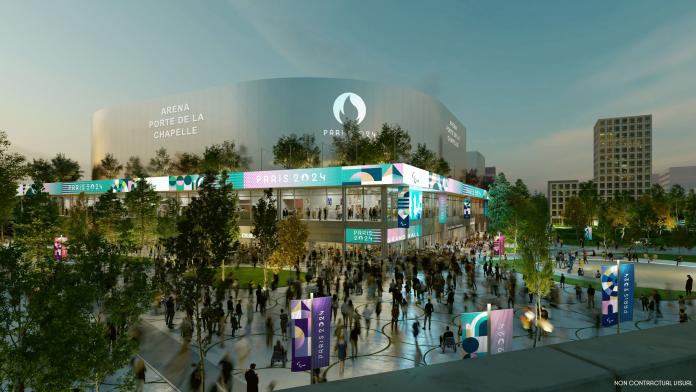 Paris 2024 Look of the Games featuring Porte de La Chapelle Arena