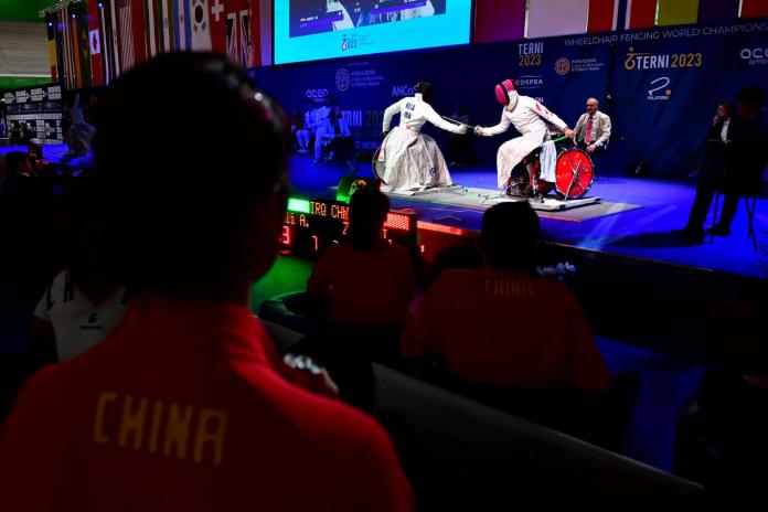 China won more than 10 gold medals in the World Championships in Terni, Italy.