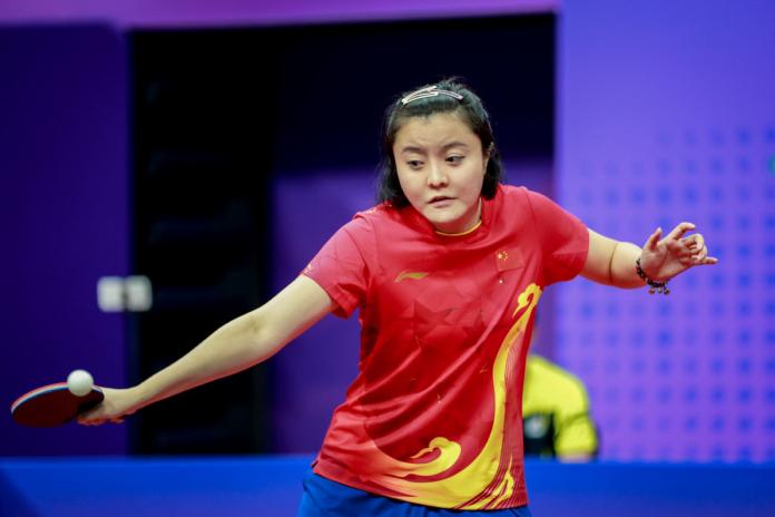 Mao Jingdian won the gold in the S9 singles competition in the 2022 Asian Para Games. 