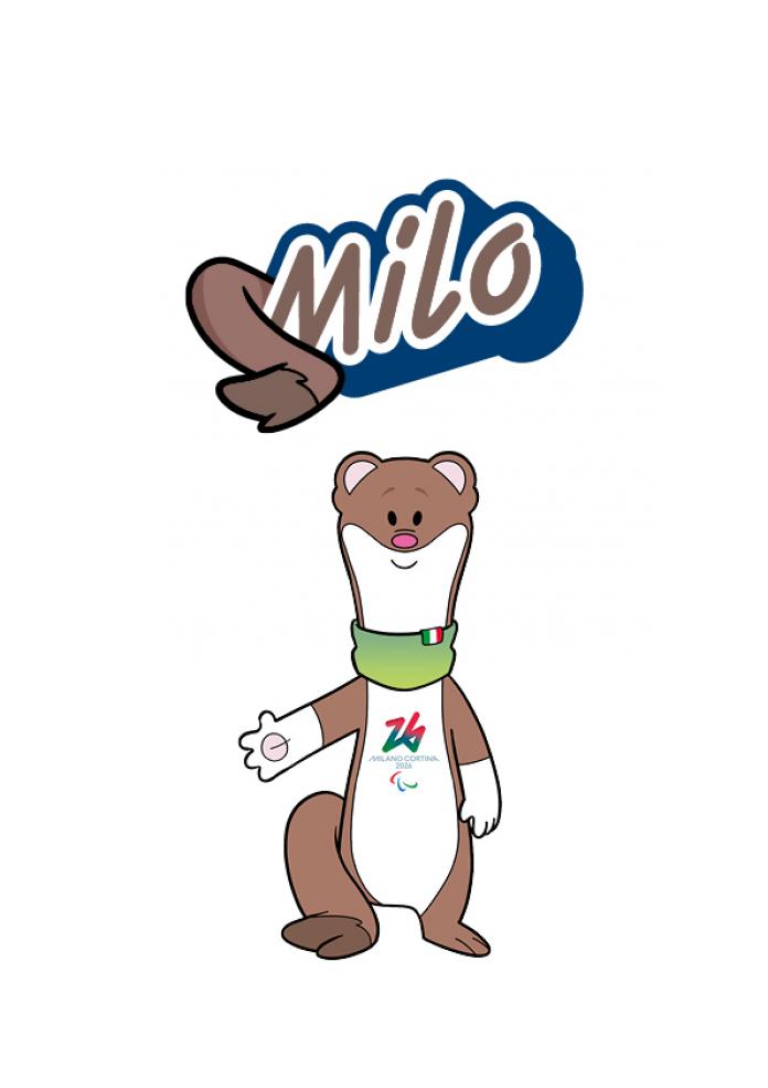 The mascot of the Milano Cortina 2026 Paralympic Games