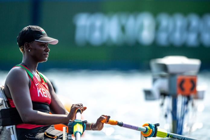 A female Para rower 