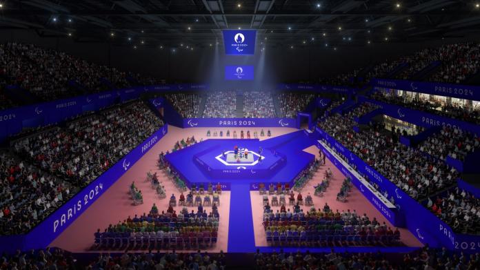 The Para powerlifting venue at Paris 2024