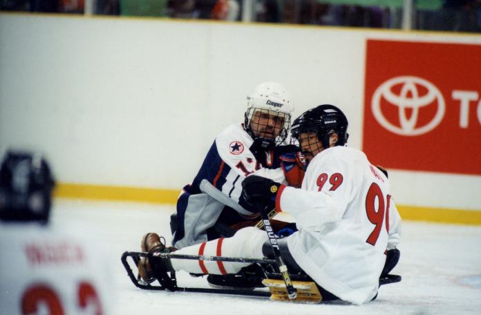 Nagano 1998 Ice Sledge Hockey game