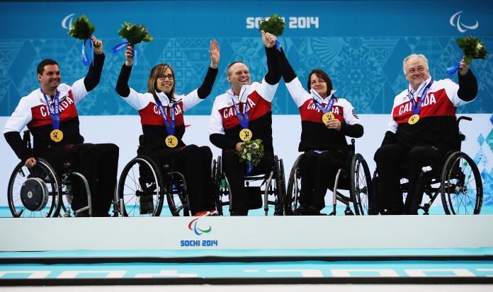 Canada's wheelchair curling team