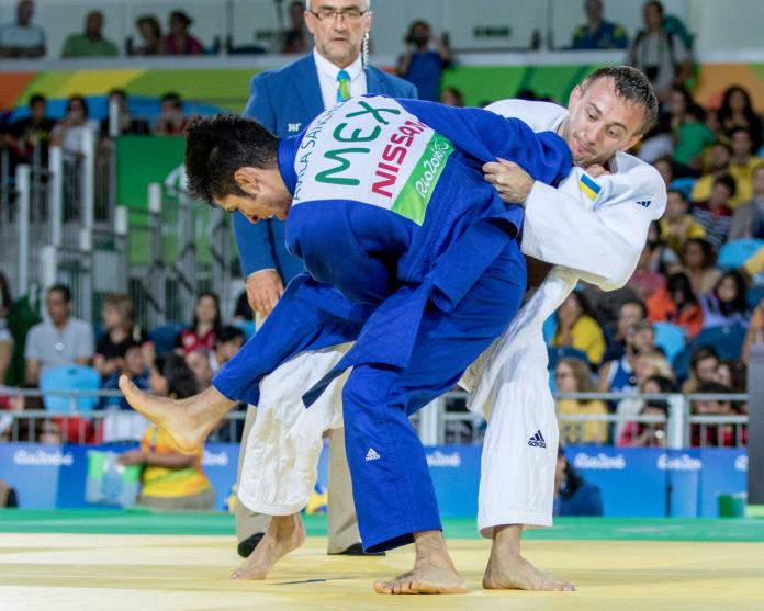 Avila Sanchez of Mexico and Kosinov of Ukraine at the Rio 2016 Paralympic Games.