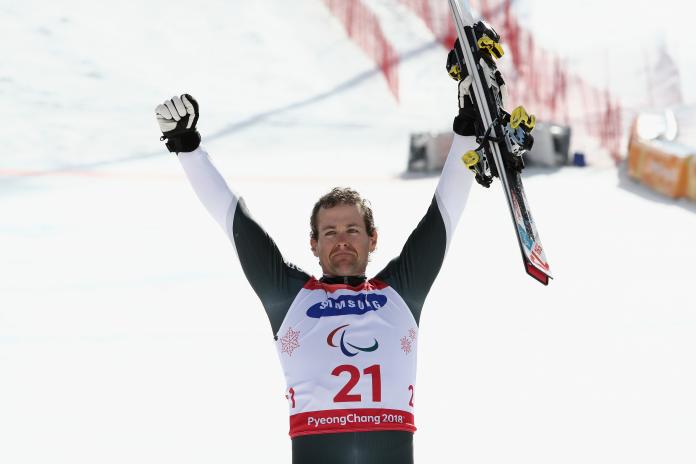 male Para alpine skier Adam Hall