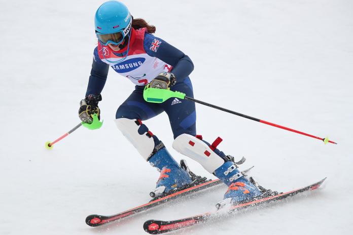 female Para alpine skier Menna Fitzpatrick 