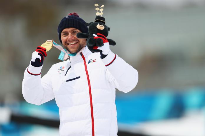 male Para Nordic skier Benjamin Daviet 