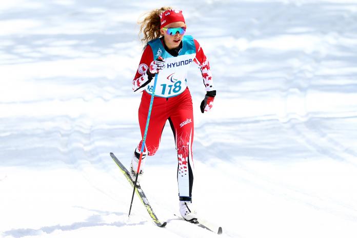 female Para alpine skier Natalie Wilkie