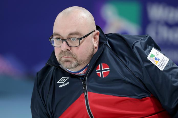 male wheelchair curler Ole Fredrik Syversen