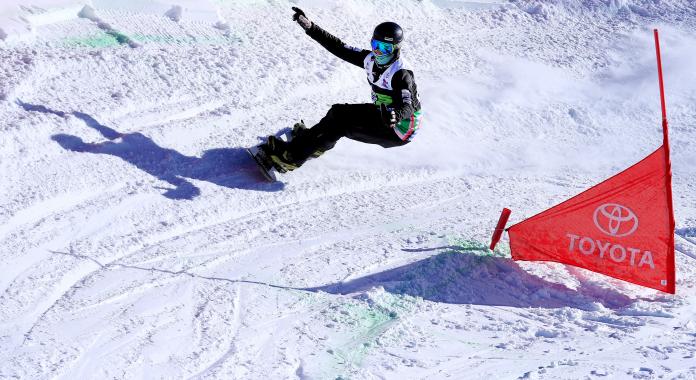 male Para snowboarder Ben Tudhope