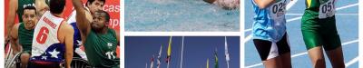 Para athletes compete in the sun at athletics, swimming and wheelchair basketball