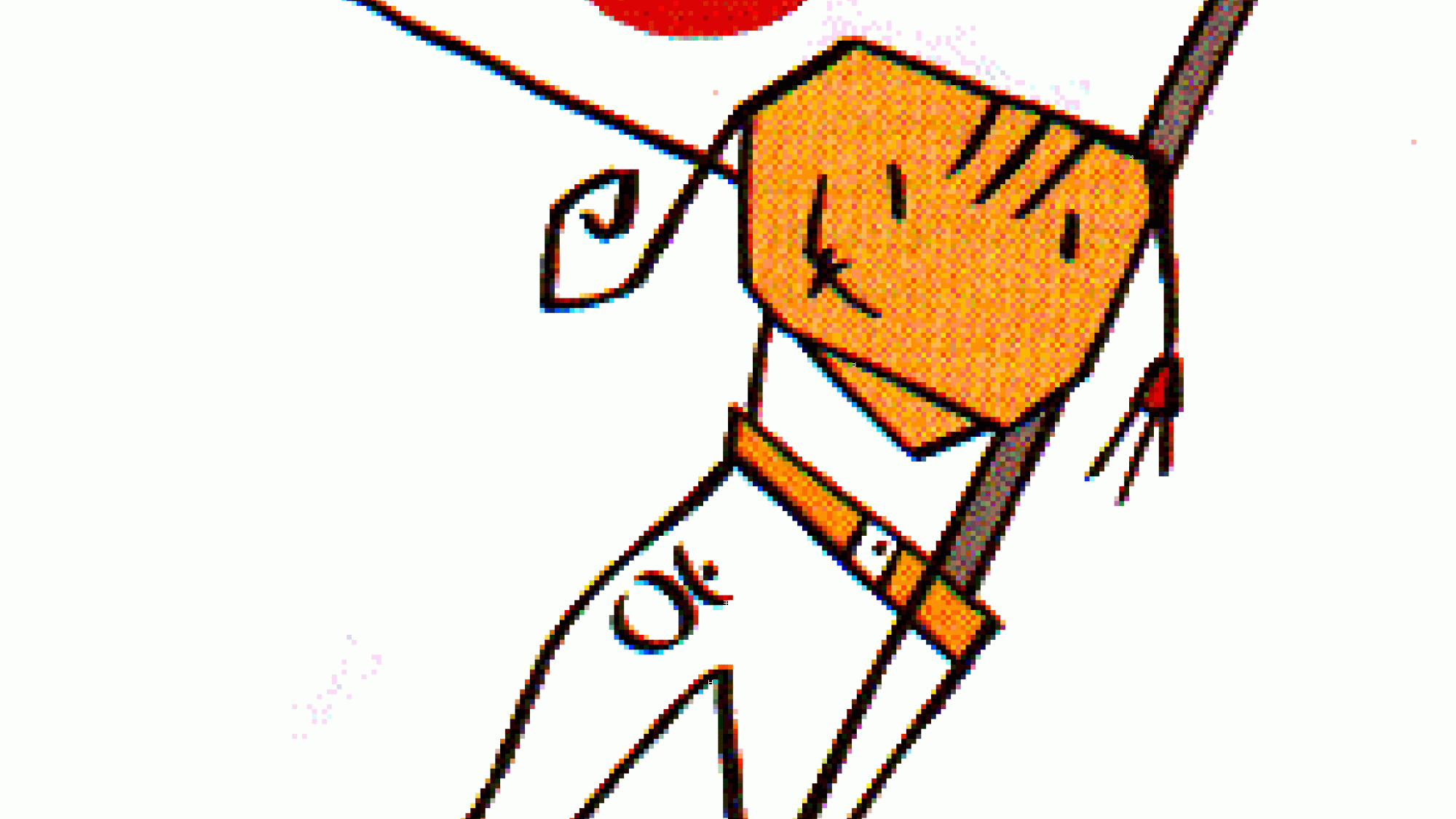 "Petra" Mascot Paralympic Games Barcelona 1992.