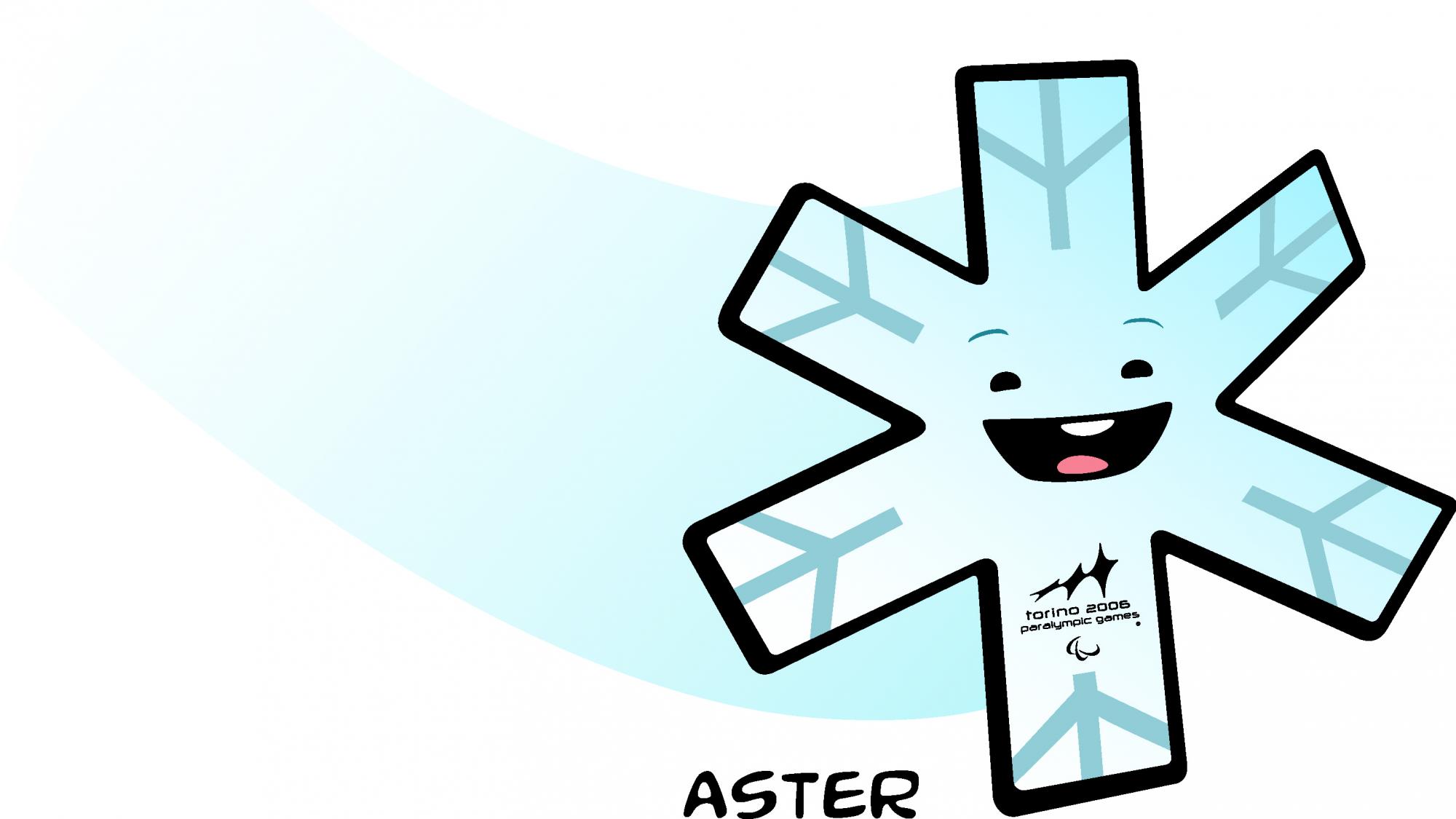 A smiling snowflake
