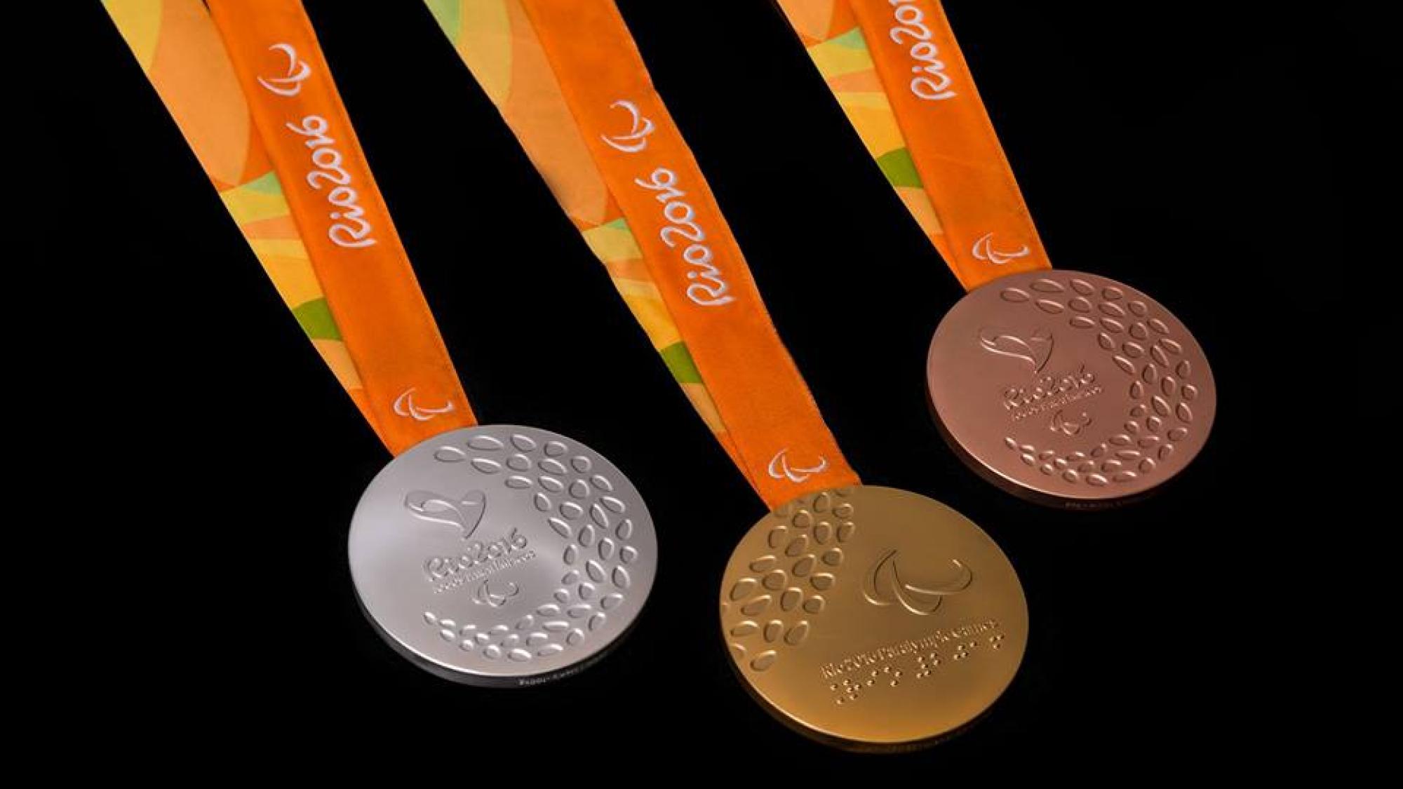 These are the medals athletes will compete for at the Rio 2016 Paralympic Games.